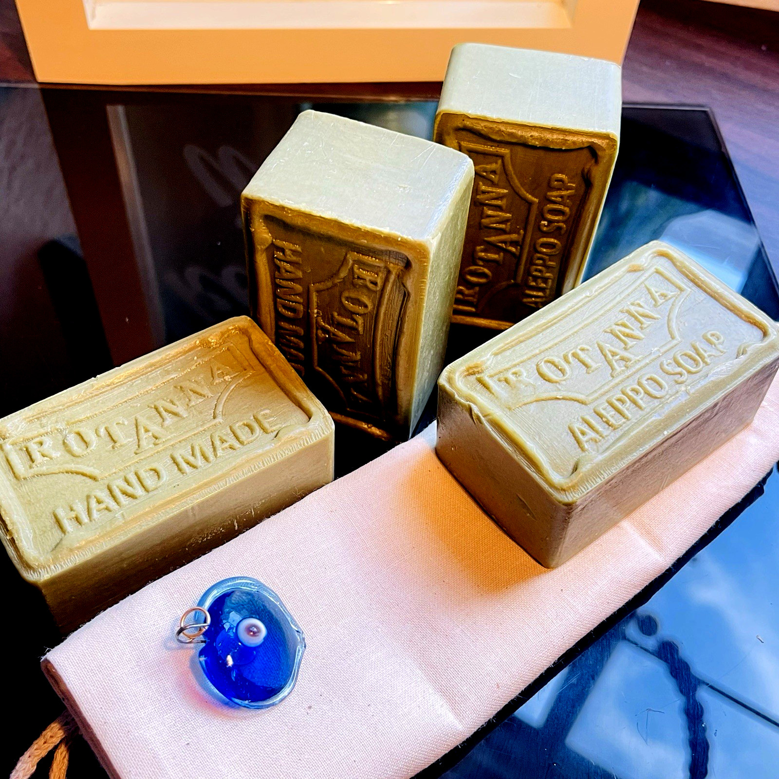 4 PK ALL NATURAL SCENTED OLIVE OIL LAUREL OIL SOAP BAR FOR PSORIASIS N ECZEMA.