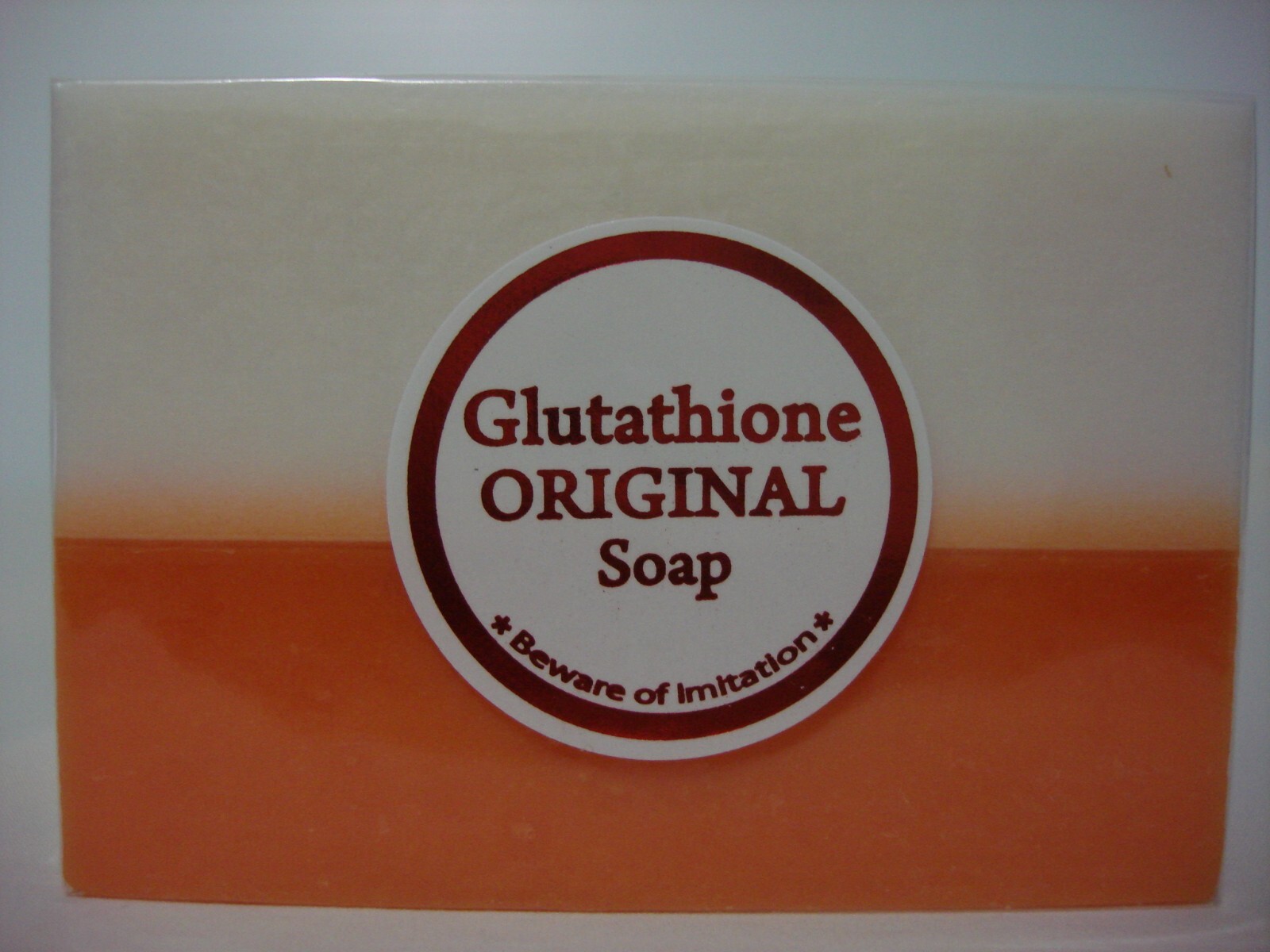 KOJIC GLUTATHIONE ORIGINAL PAPAYA TWO TONE WHITENING ACID SOAP 4.0 OZ