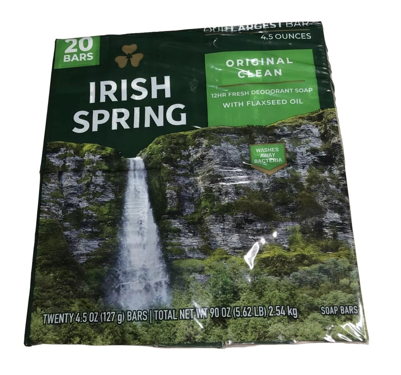 20-Count Irish Spring Bar Soap 4.5 oz Refreshing Scent Bulk Lot