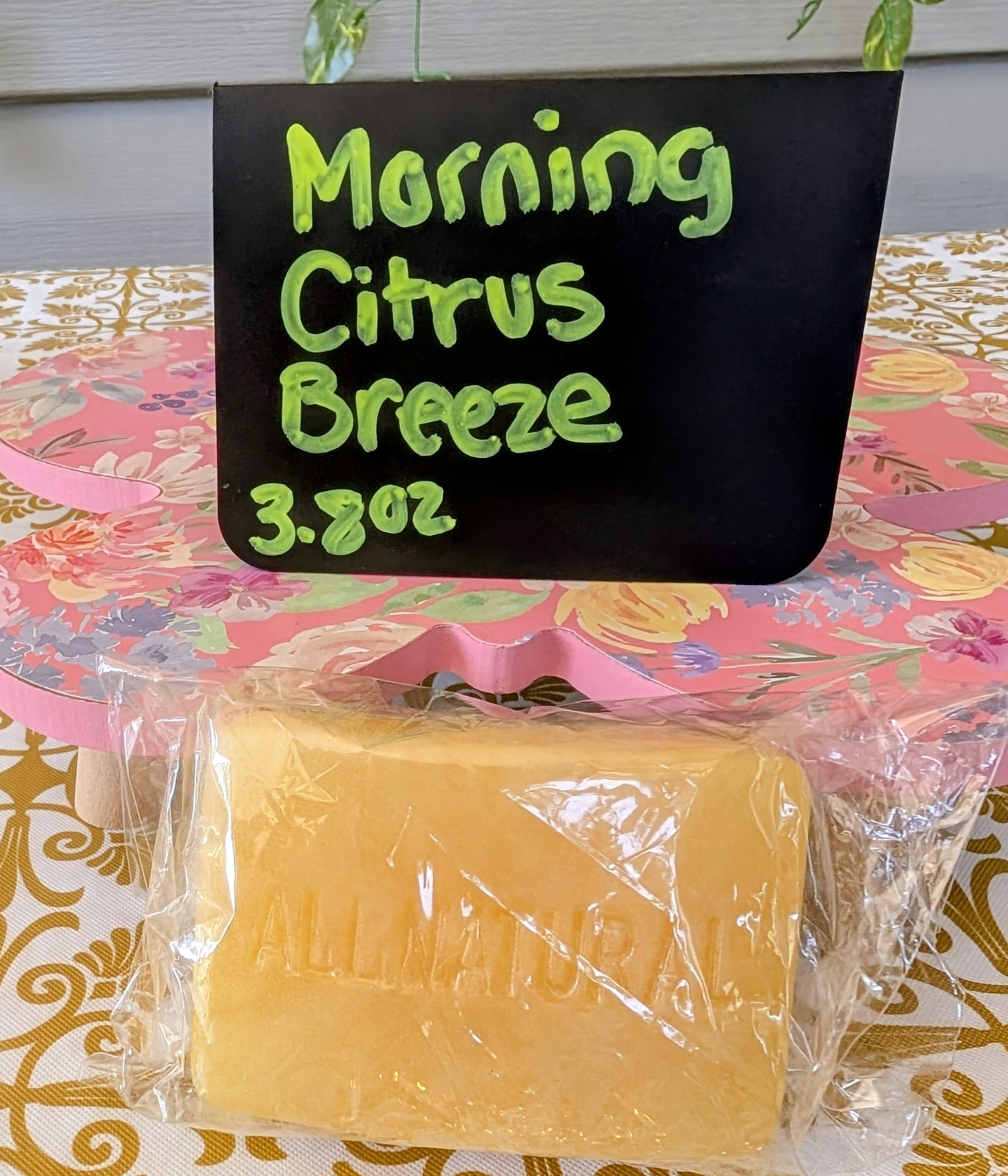 Morning Citrus Breeze, Handmade Goat Milk Soap, Sweet Orange, Grapefruit, Lemon