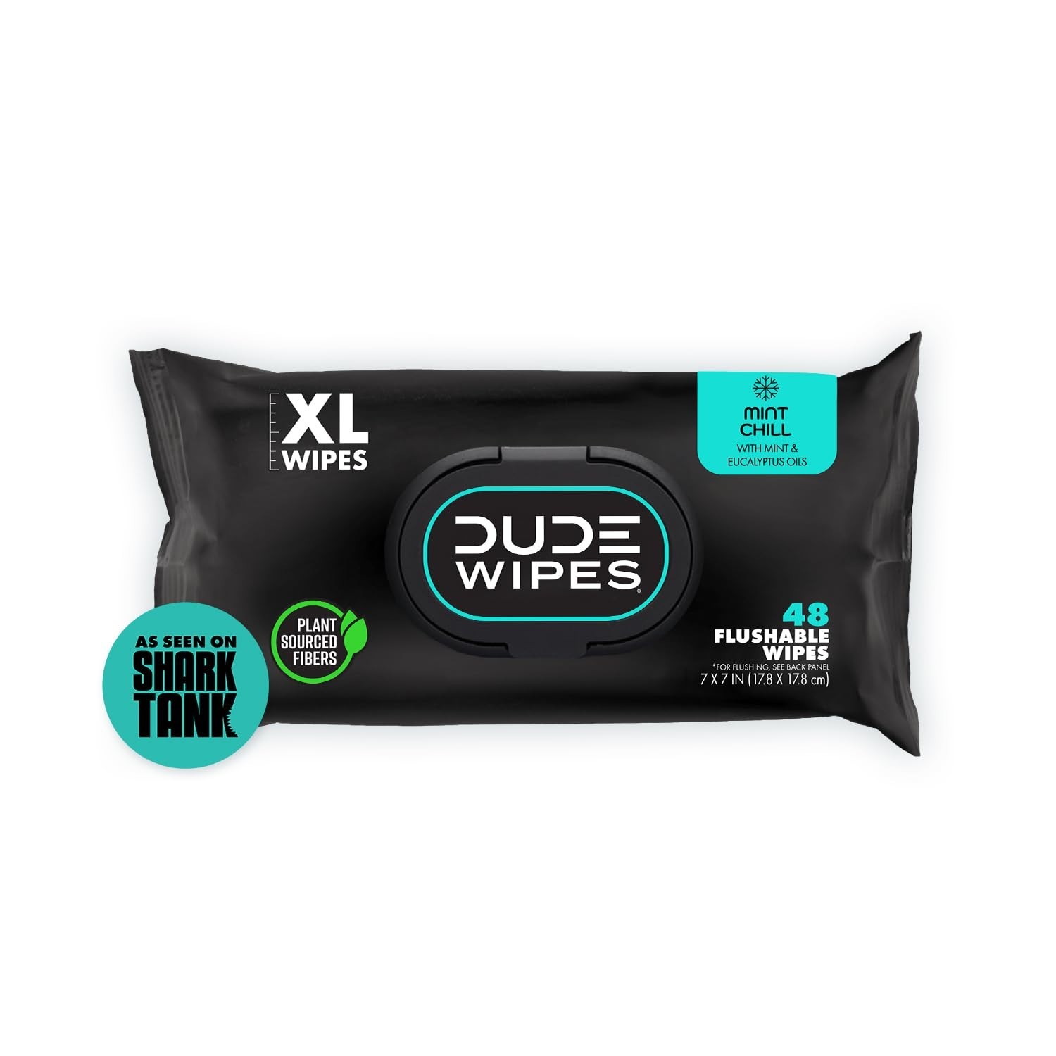 Eco-Friendly Mint Scented Flushable Wipes – 48 Count for Gentle Cleansing