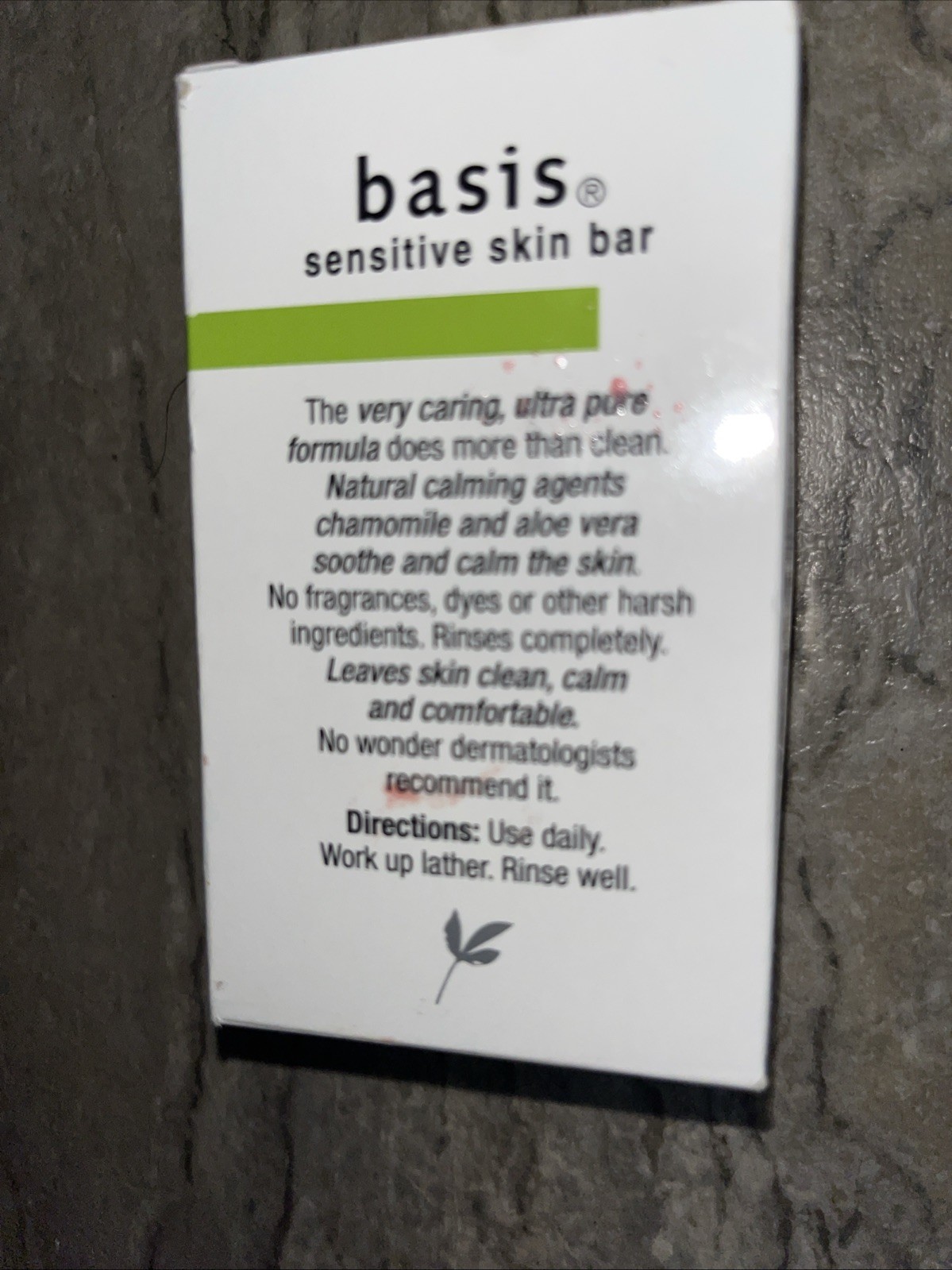 Basis Sensitive Skin Bar Soap 4 Oz Cleans And Soothes