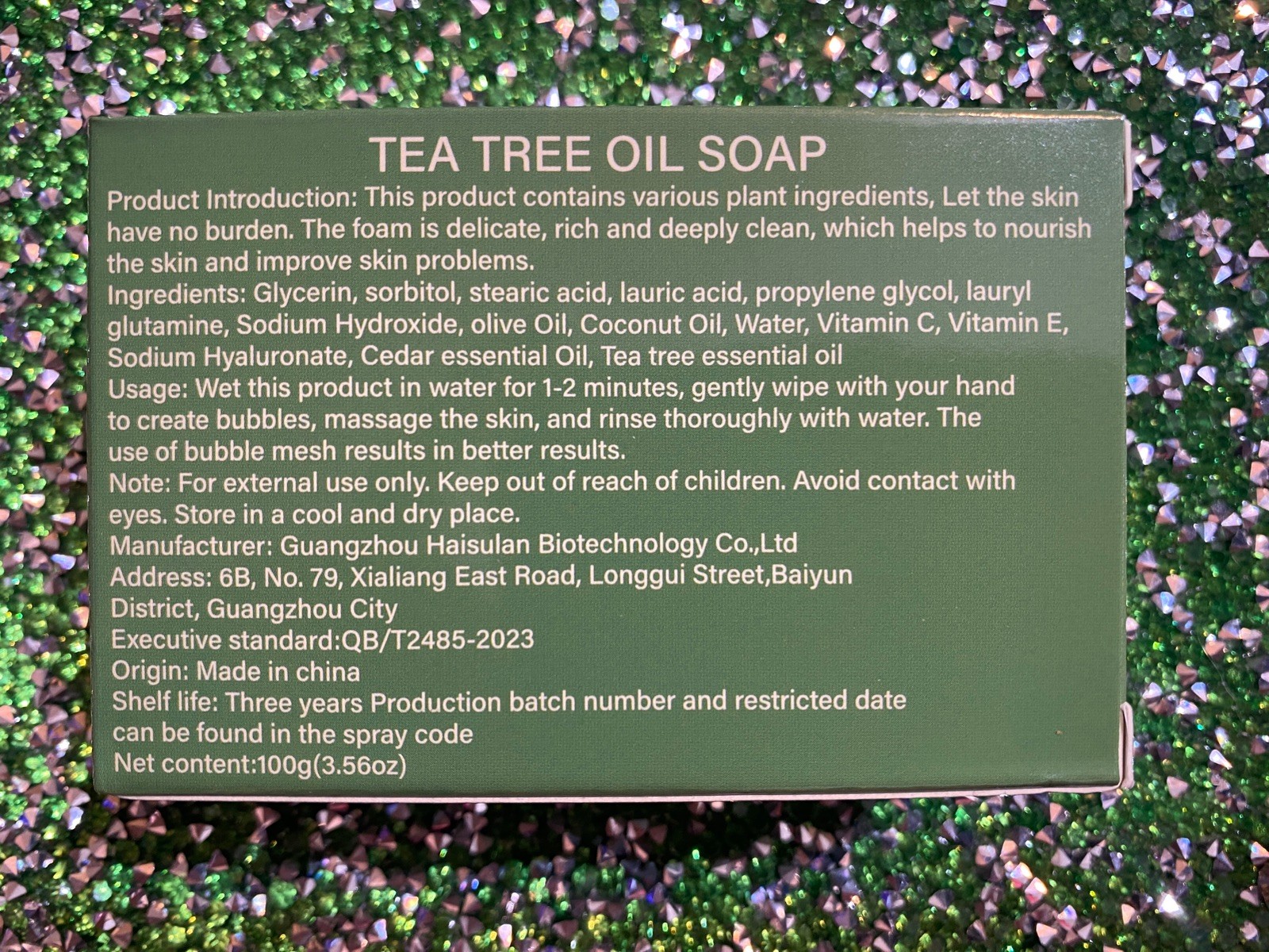 4 Bar Soaps Tea Tree Soap, Purifying Body Soap Bar W/ Tea Tree Oil & Coconut Oil