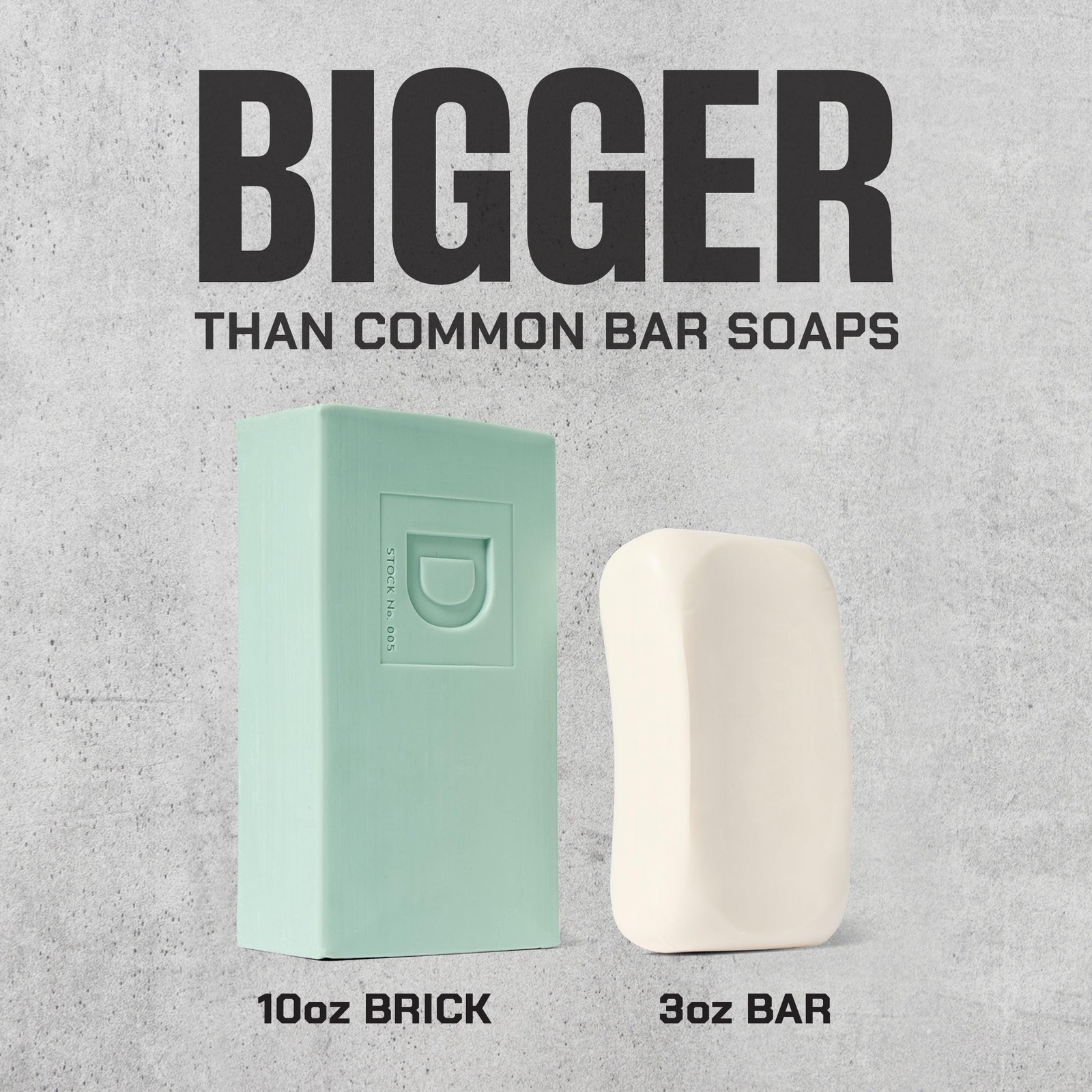 Duke Cannon Big Brick of Soap for Men, Seawolf, 10 Ounce (Pack 1), White