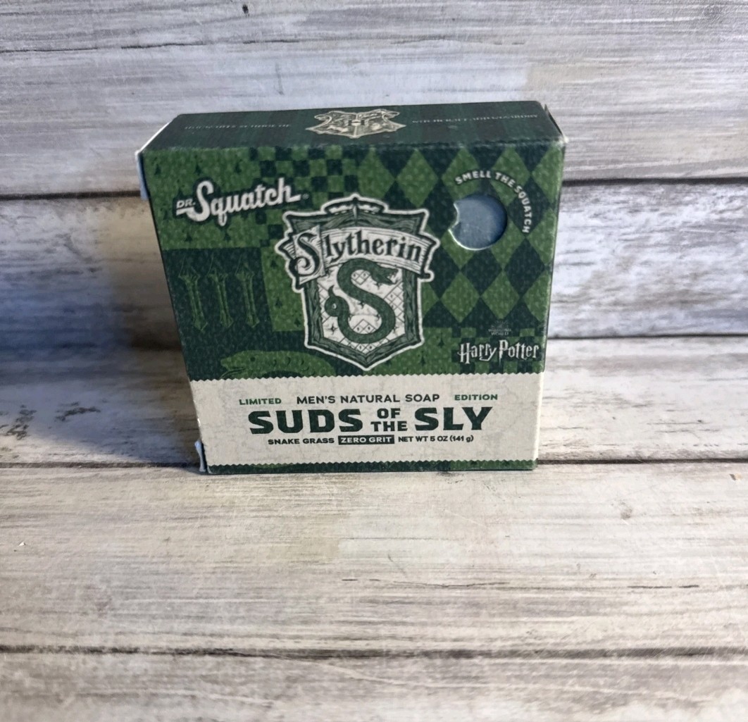 Dr. Squatch Limited Ed Harry Potter Slytherin Suds Of The Sly Men’s Natural Soap