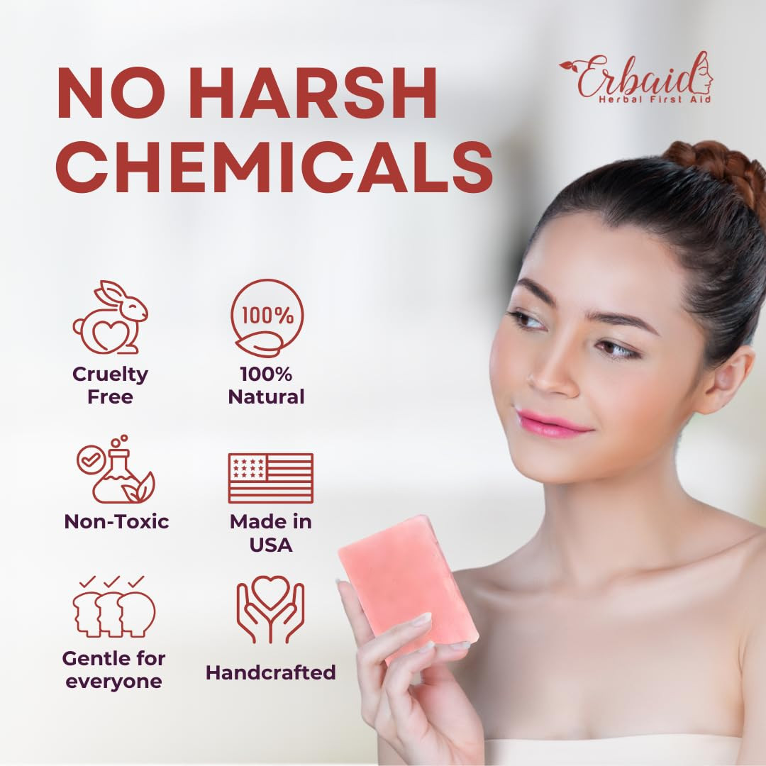 Calamine Soap Bar – All Natural Instant Itch Relief – Calming Calamine