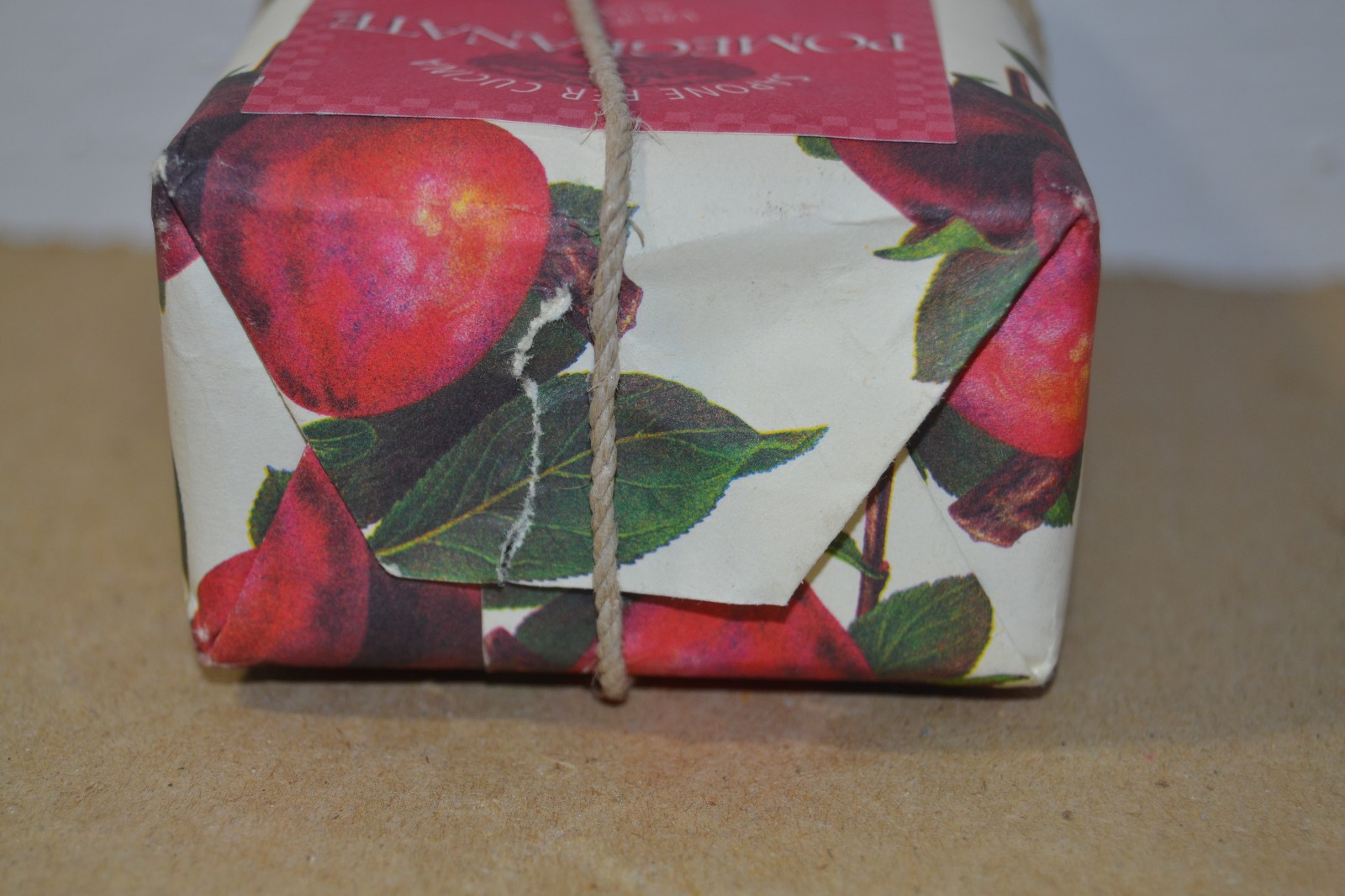 LAFCO NEW YORK LUX VEGETAL SOAP BAR POMEGRANATE 12.5oz 350g MADE IN ITALY NOS