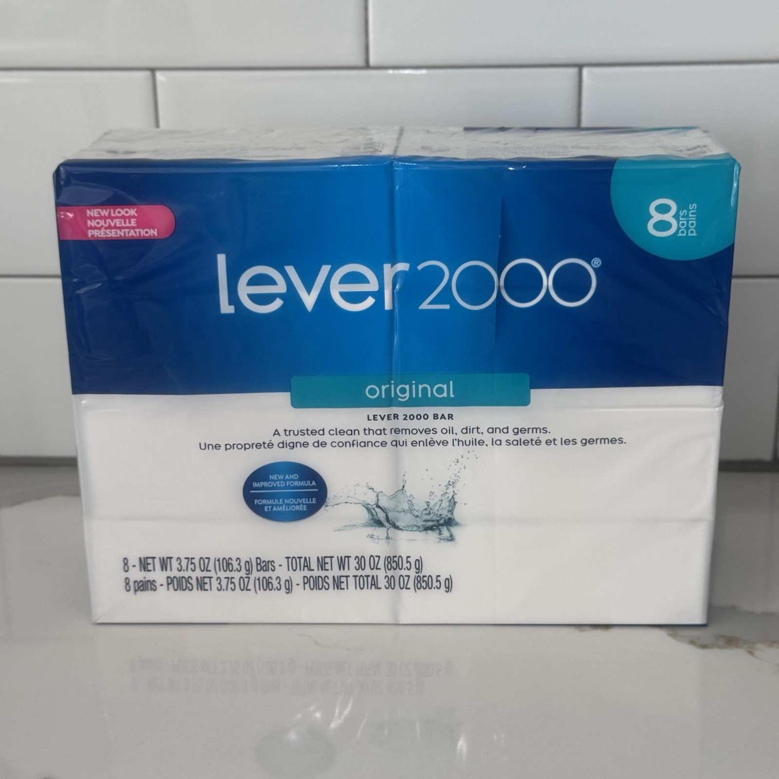 Lever 2000 Original Bar Soap 3.75oz – 8 Bars Total In Pack