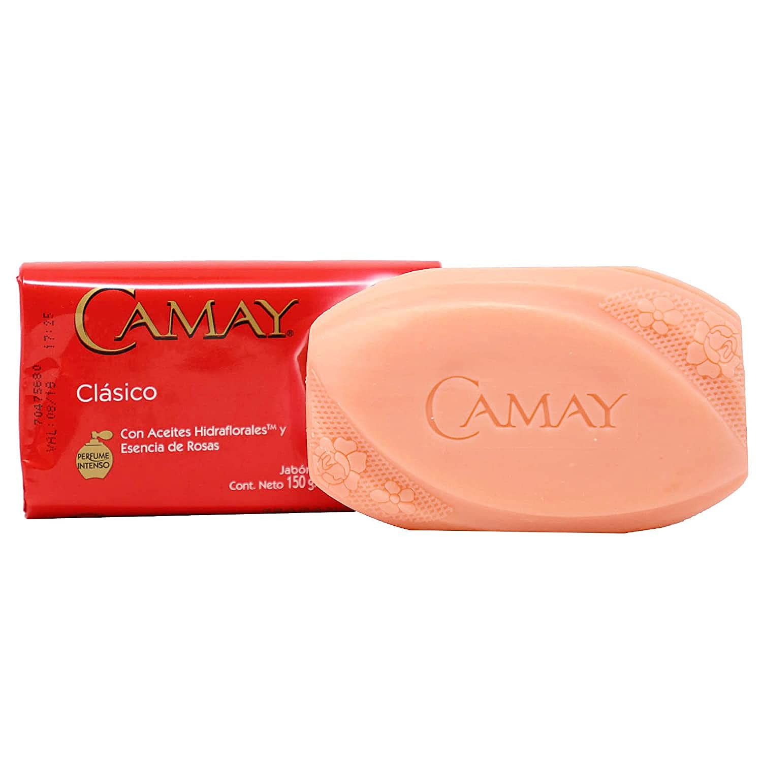 Camay Classic Bar Soap, Rose Essence, 4.98 Oz Each Soap, 6 Bar Soaps.