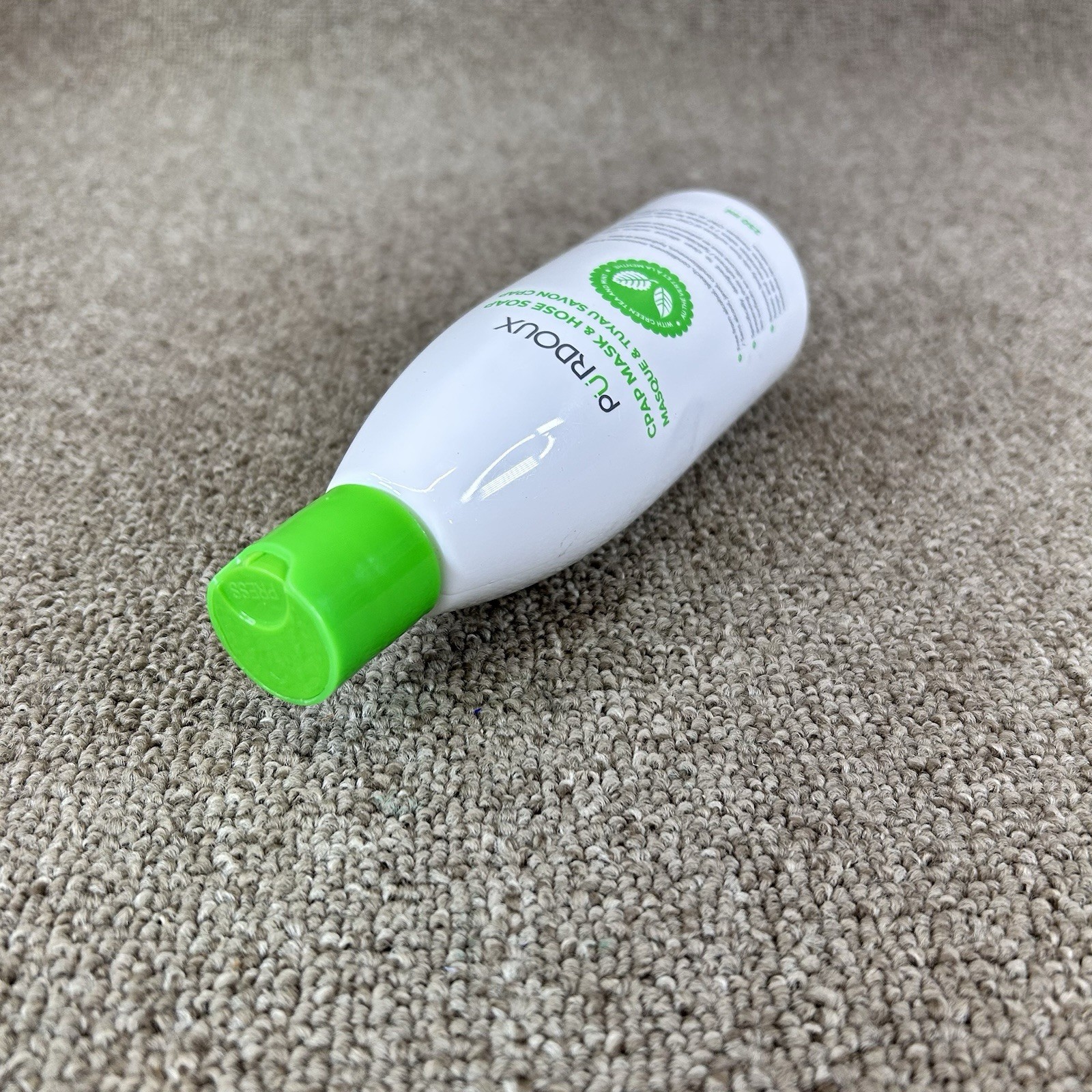 Purdoux CPAP Mask & Hose Soap – Green Tea & Mint 250mL
