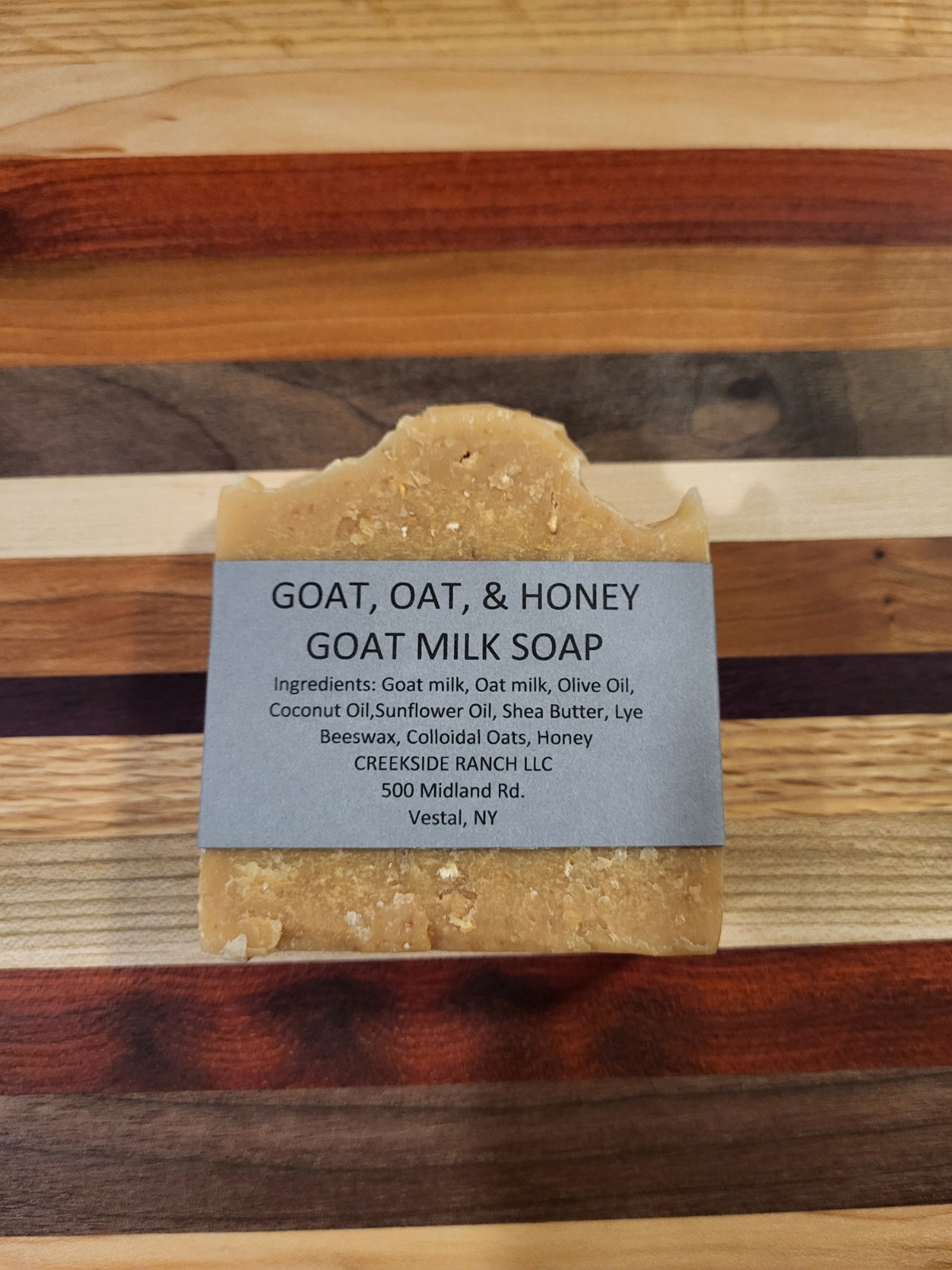 Goat, Oat, And Honey Goat Milk Soap