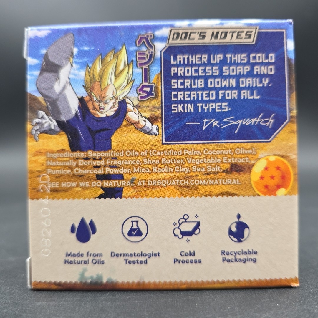Dr. Squatch Ltd Ed. Dragon Ball Z Final Flash Fresh Soap Medium Grit 5oz