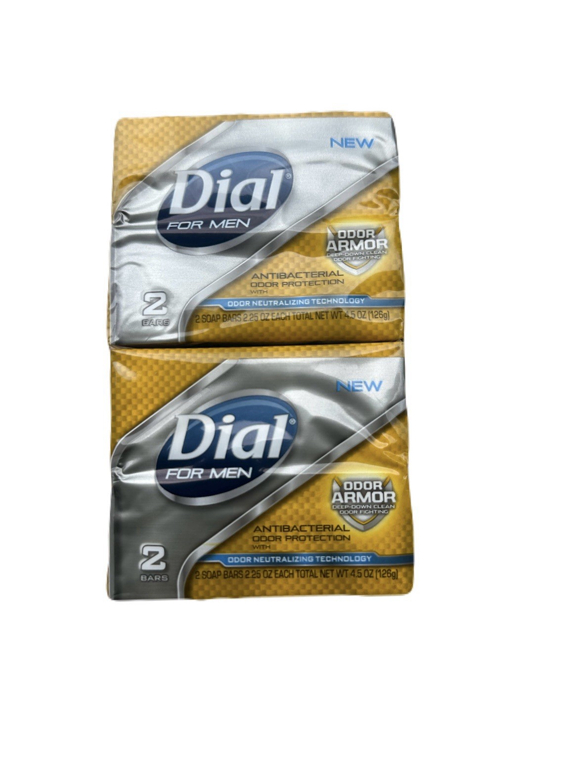 4 Bars Dial Men Odor Armor Soap 2.25 oz Sealed Discontinued