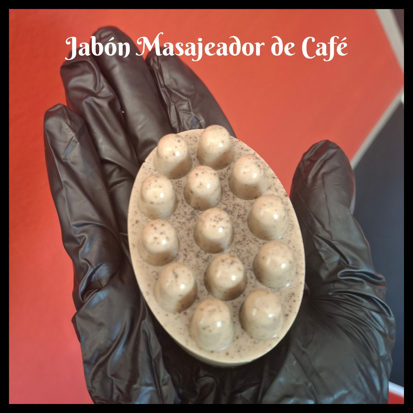 Jabón artesanal de cáfe/ handmade coffe soap