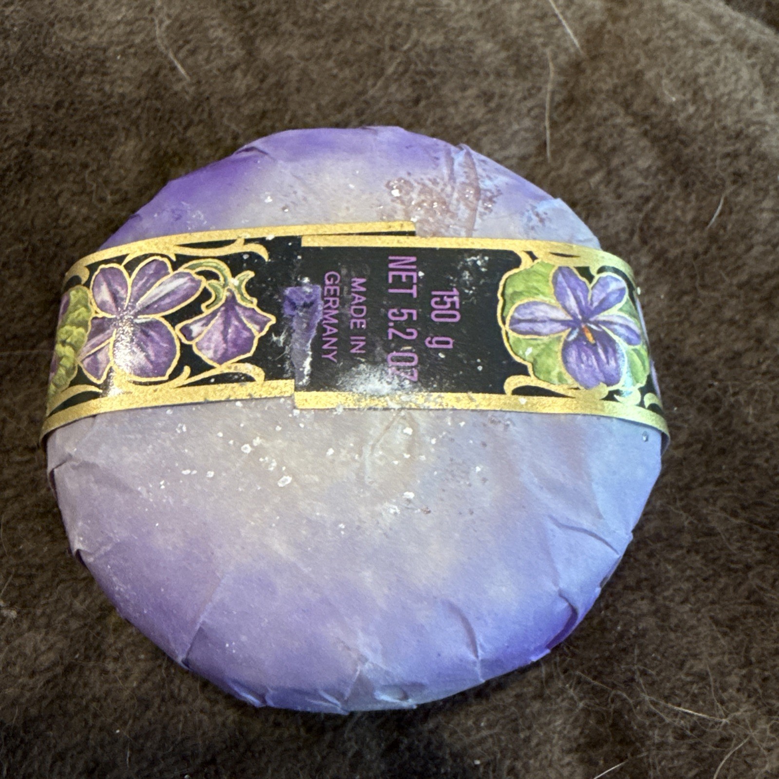 Vintage Violet Verly Soap 1 Cake Bar Scented Fragrance 5.2 oz New Box