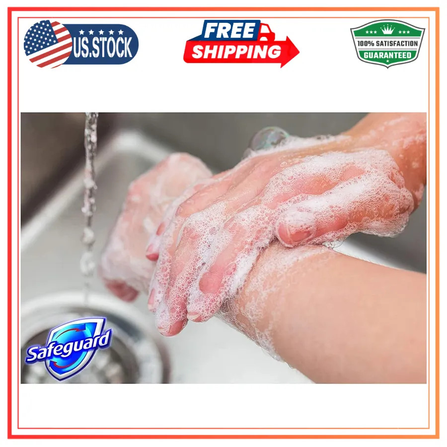 Safeguard Antibacterial Bar Soap Beige 4oz 14 Bars Total