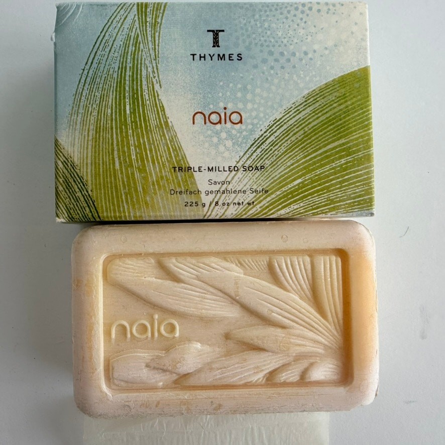 Thymes Naia Milled Bar Soap Water Lily Cyclamen NEW Discontinued 225g/8oz RARE