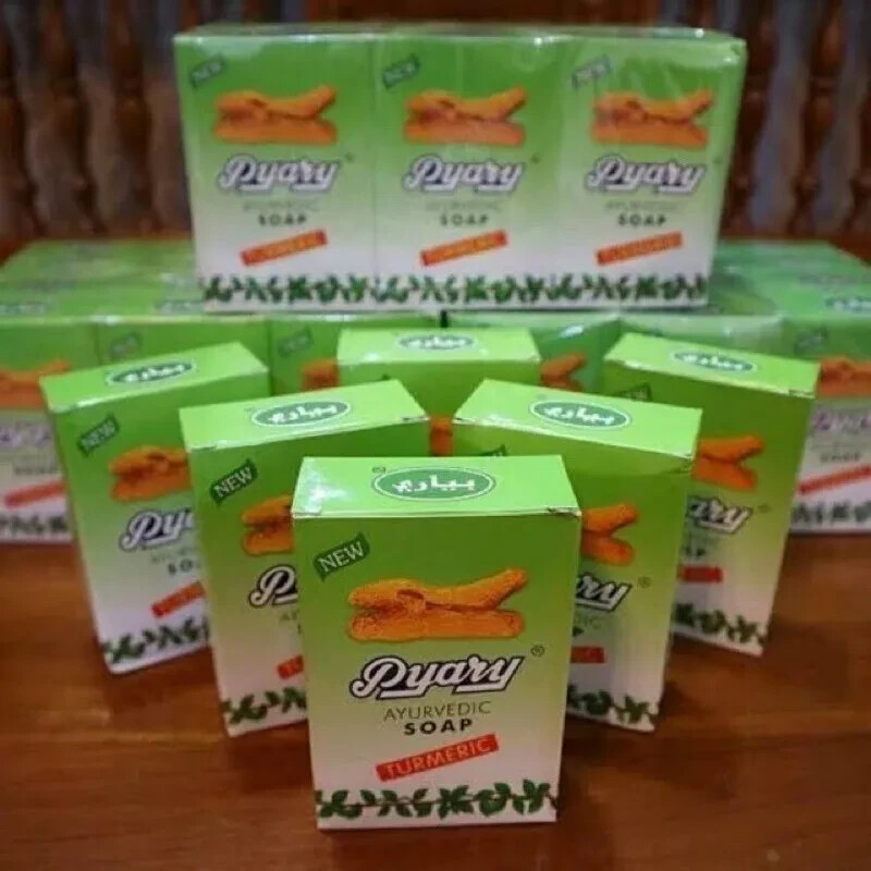 5 PACK Arab Pyary Soap Bathing Beauty Soap Original Turmeric Soap Pyary India