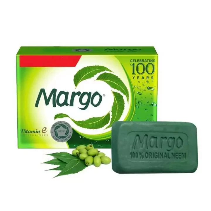 Margo Original Soap Goodness 1000 Neem Leaves 100g x 3 Skin Vitamin E Herbal