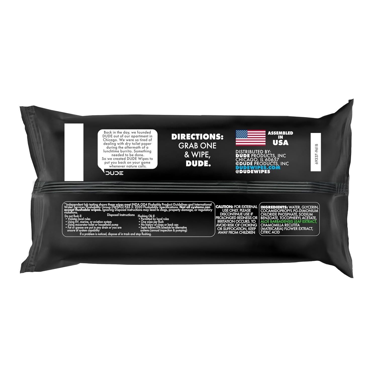 Ultra Soft Extra-Large Flushable Wipes – Hypoallergenic & Septic Safe, 576 Count