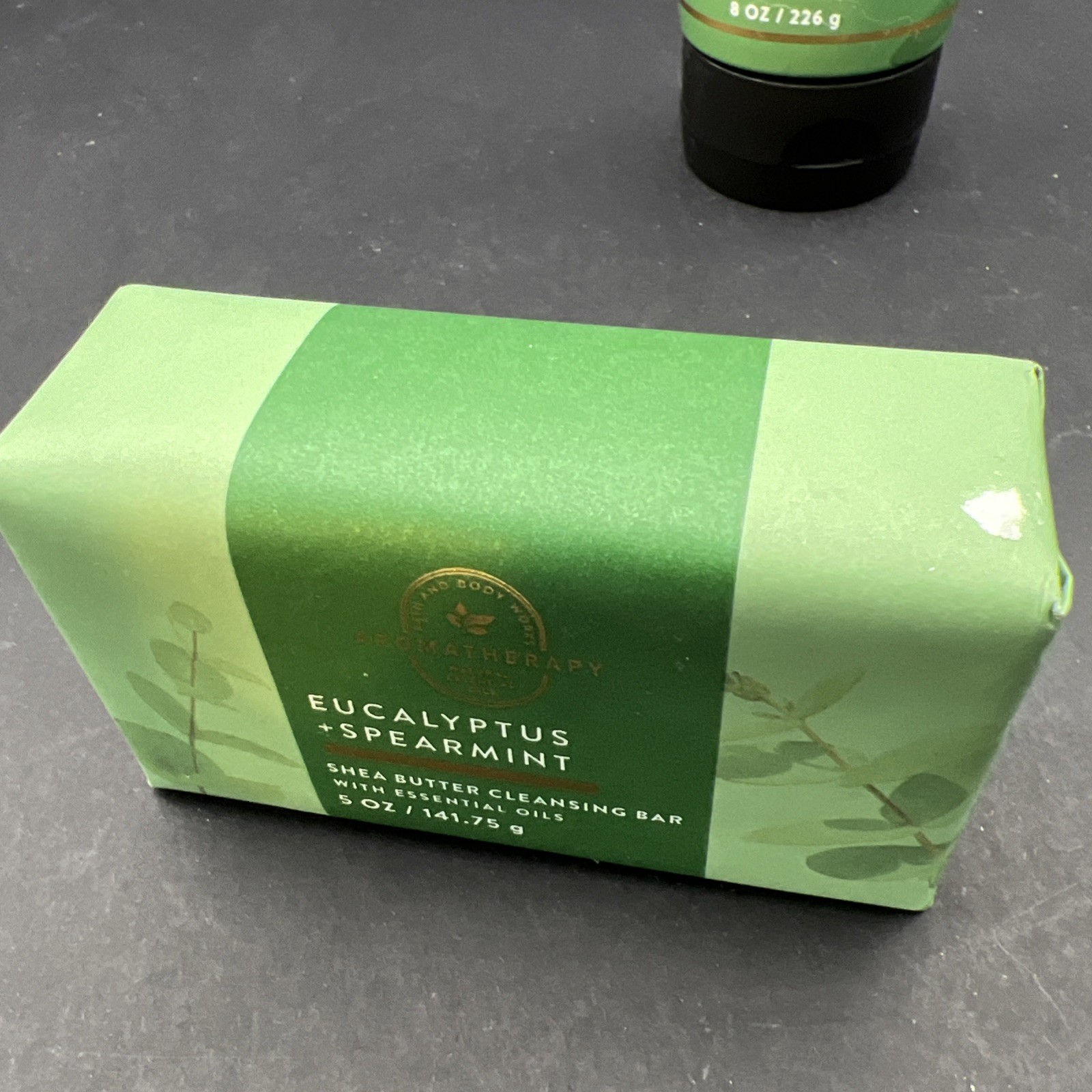 BATH & BODY WORKS Aromatherapy Eucalyptus Spearmint Bar Soap & Body Cream NEW
