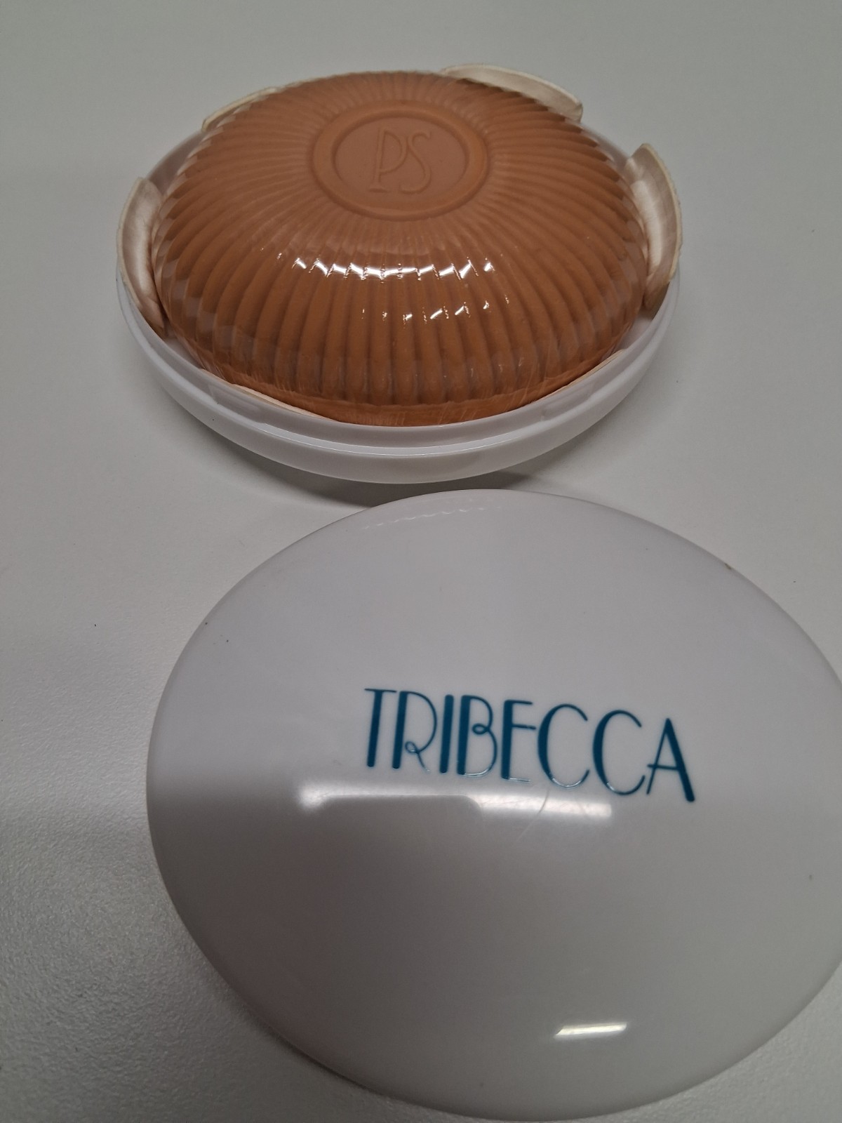 Vintage Tribecca Fragrance Brand Soap w/travel Case Holder 3.5 Oz