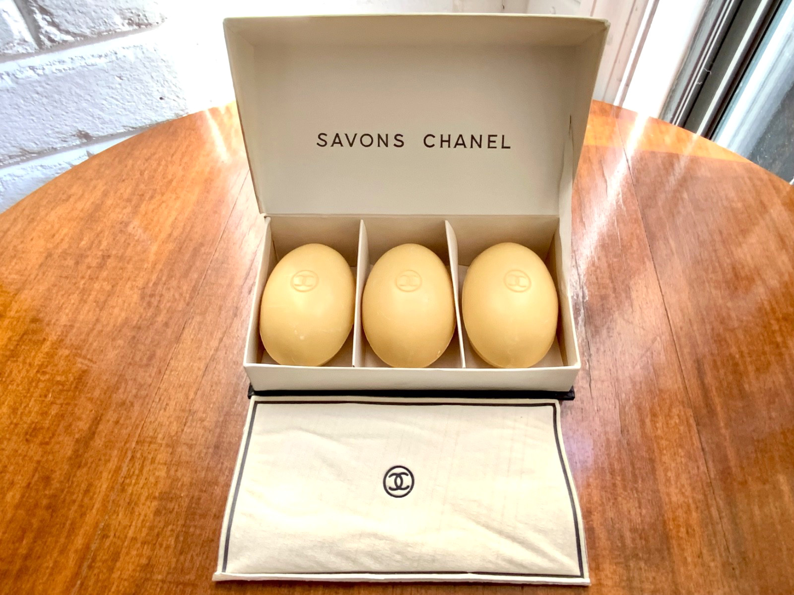 CHANEL Savons / Soap 1960s Oval RARE Original FULL Box Set of 3