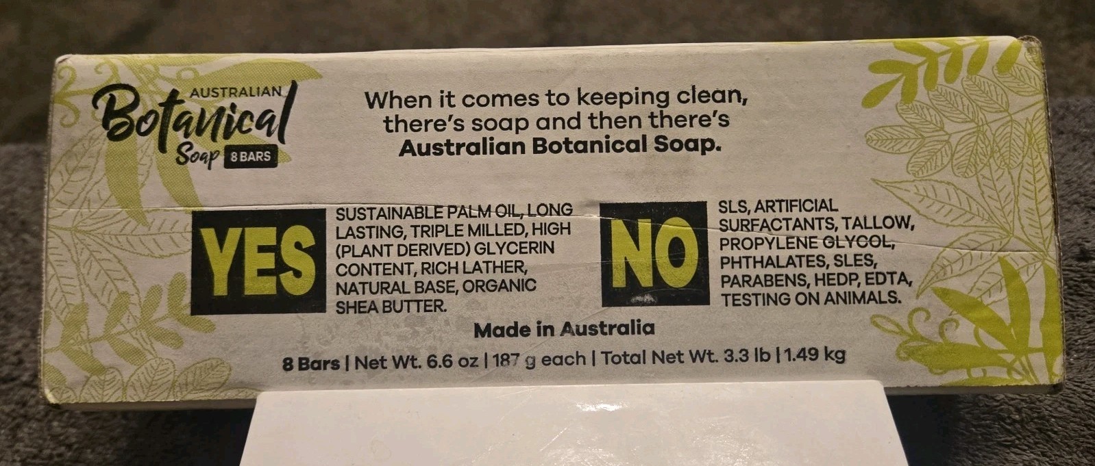 Australian Botanical Soap Bars Variety Pack Of 8 Different Scents 6.6 Oz Each