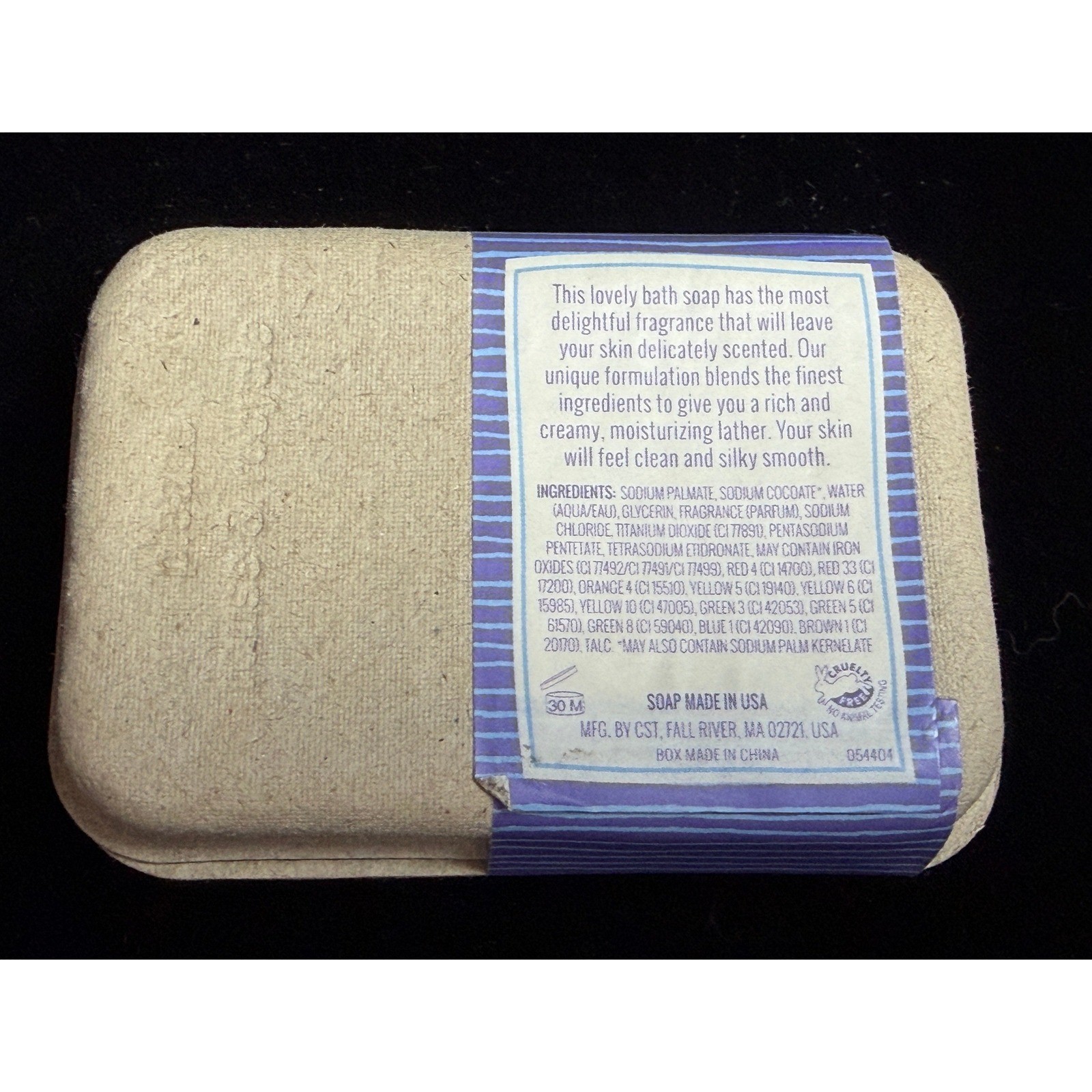 Lavender Vanilla Scented Bar Soap 4 oz Moisturizing Bath Body Made in USA