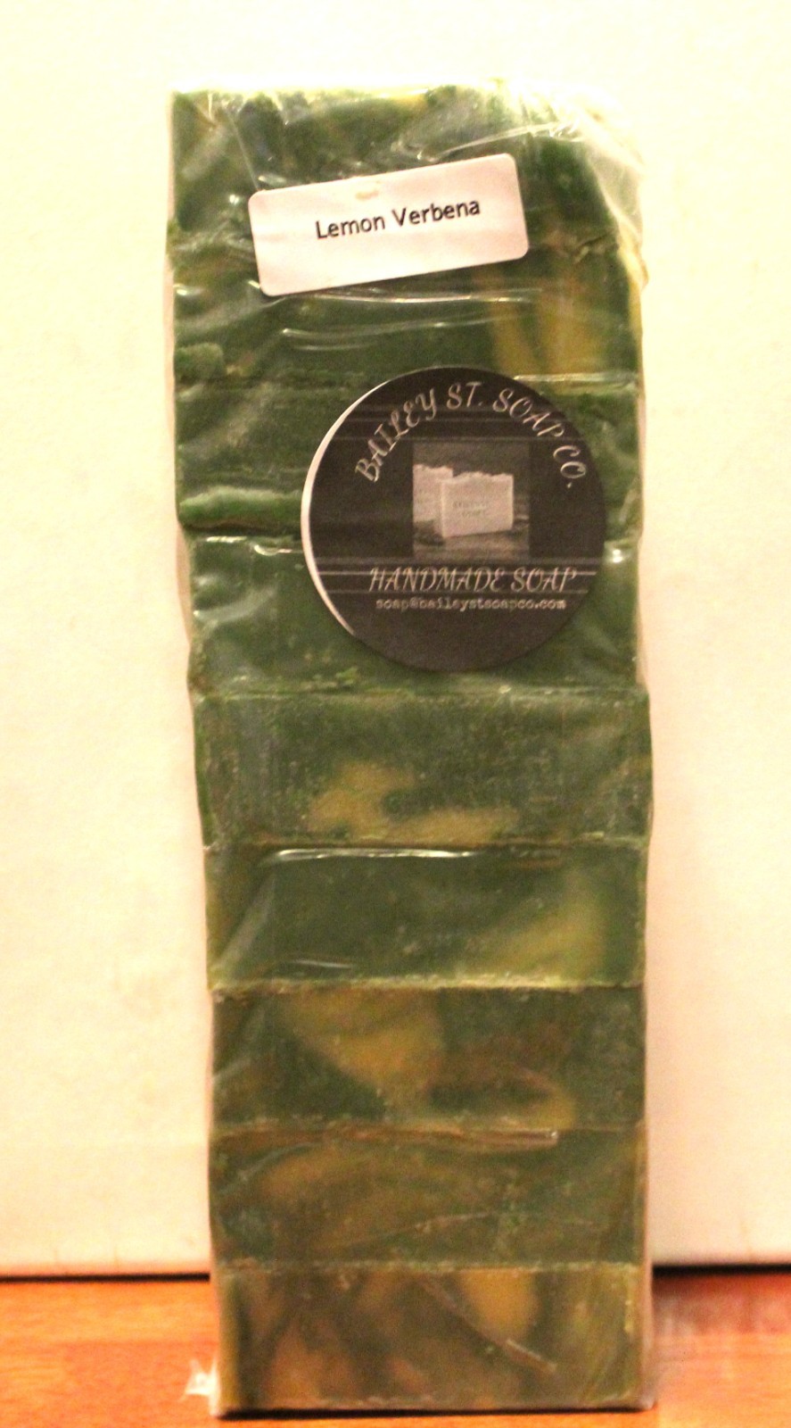 Lemon Verbena Cold Processed handmade soap loaf, 9 precut bars