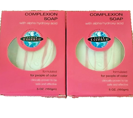 CLEAR ESSENCE COMPLEXION SOAP WITH AHA 5 fl. oz/150gm (pack of 2)