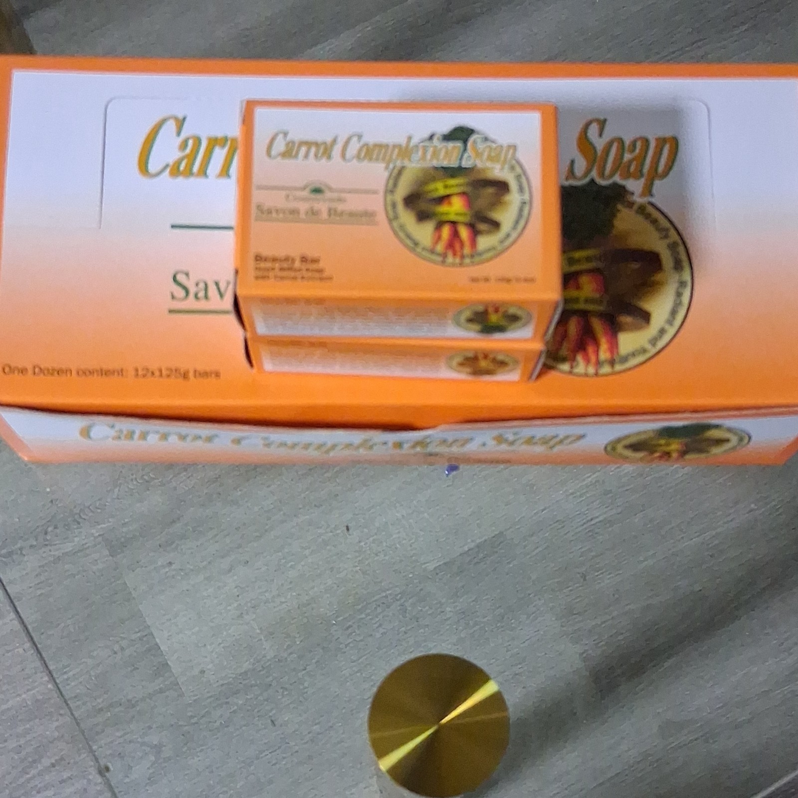 Countryside Savon de Beaute Carrot Complexion Beauty Bar Soap 12x125g