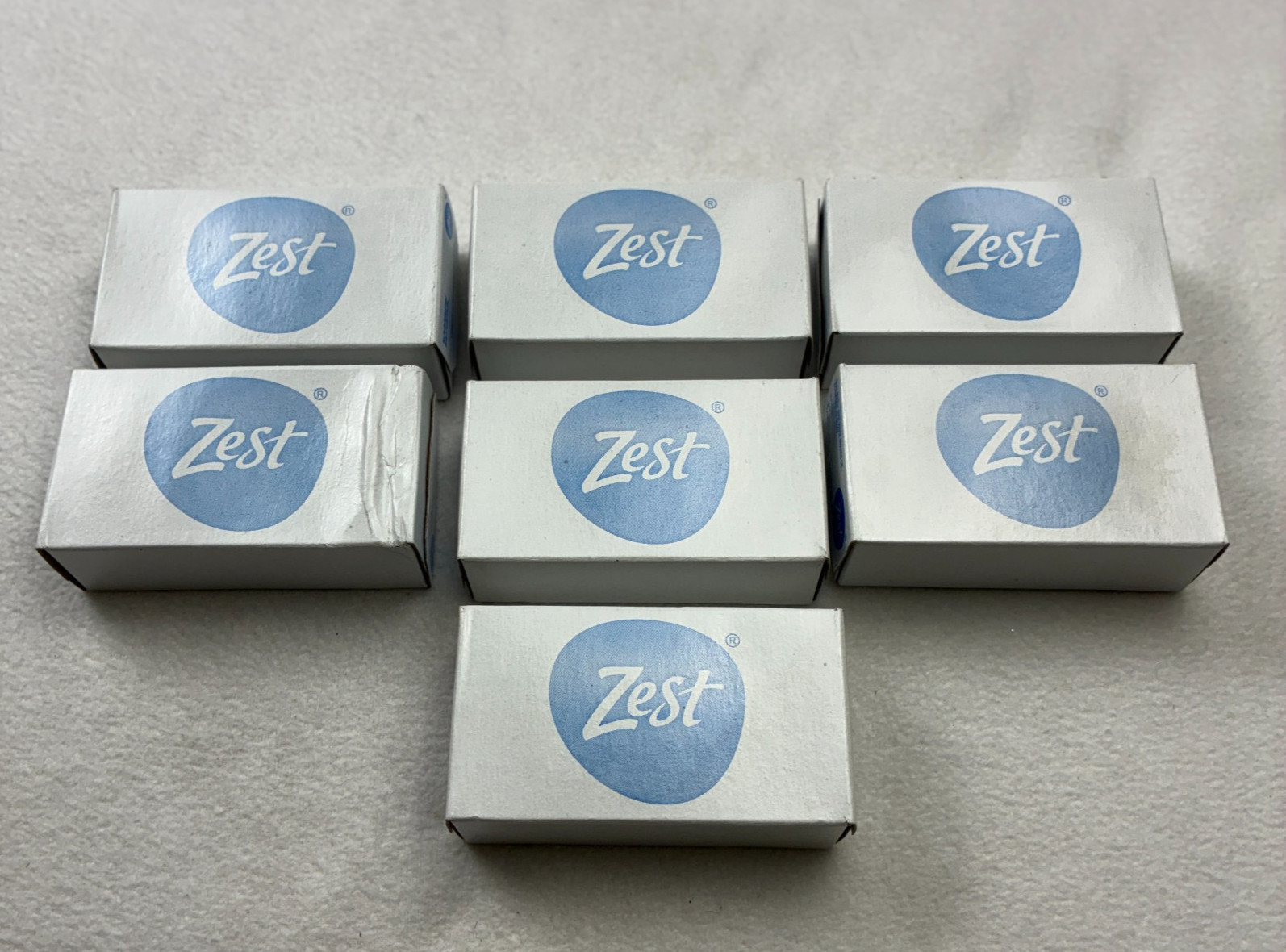 Lot Of 7 Zest Ocean Breeze Tidal Wave Fresh Bars w Sea Minerals 3.2 Oz Bar Soap