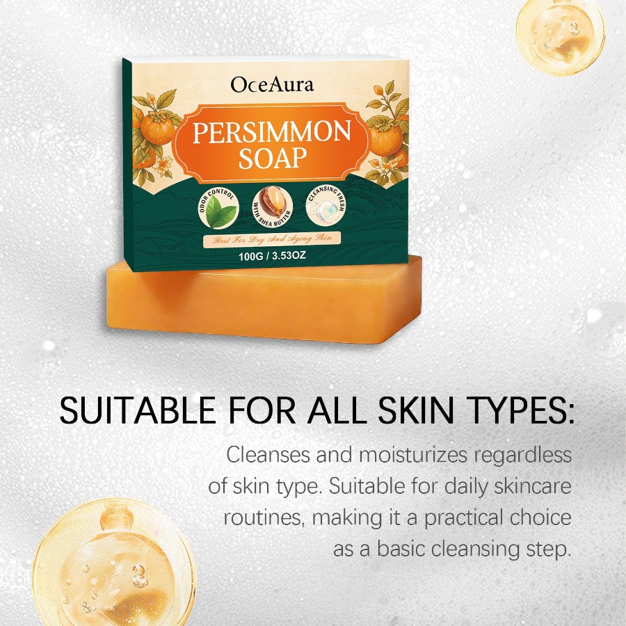 Japanese Deodorizing Persimmon Soap People Smell Odor Control for Men&Women USA
