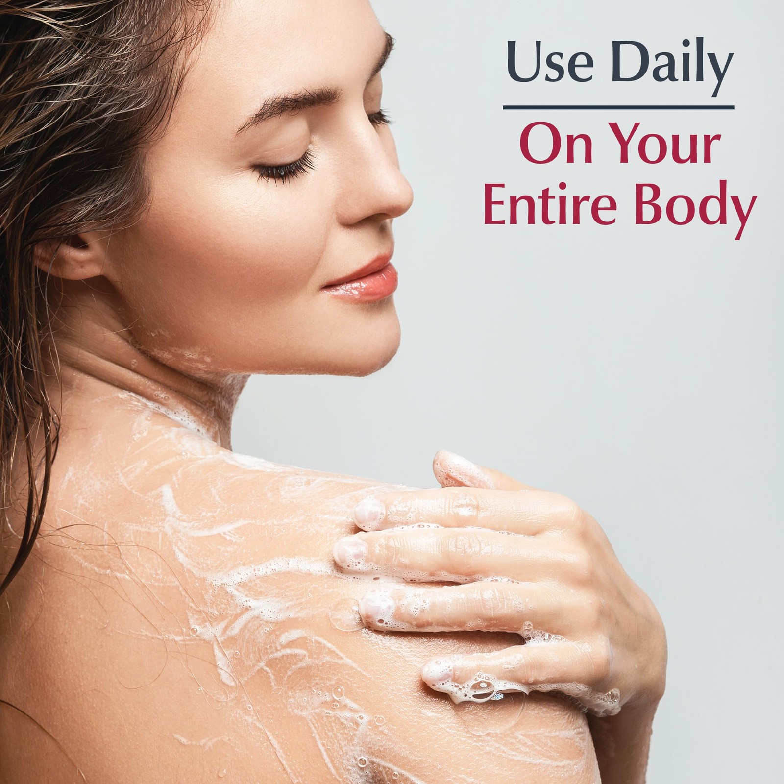 Eucerin Advanced Repair Cleansing Body and Face 16.9 Fl Oz (Pack of 1), White