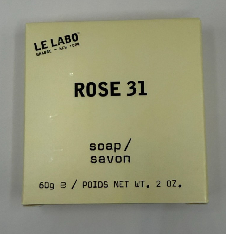 8 PACK – Le Labo Rose 31 Bar Soap 2oz/60g Set Individually Wrapped Boxed