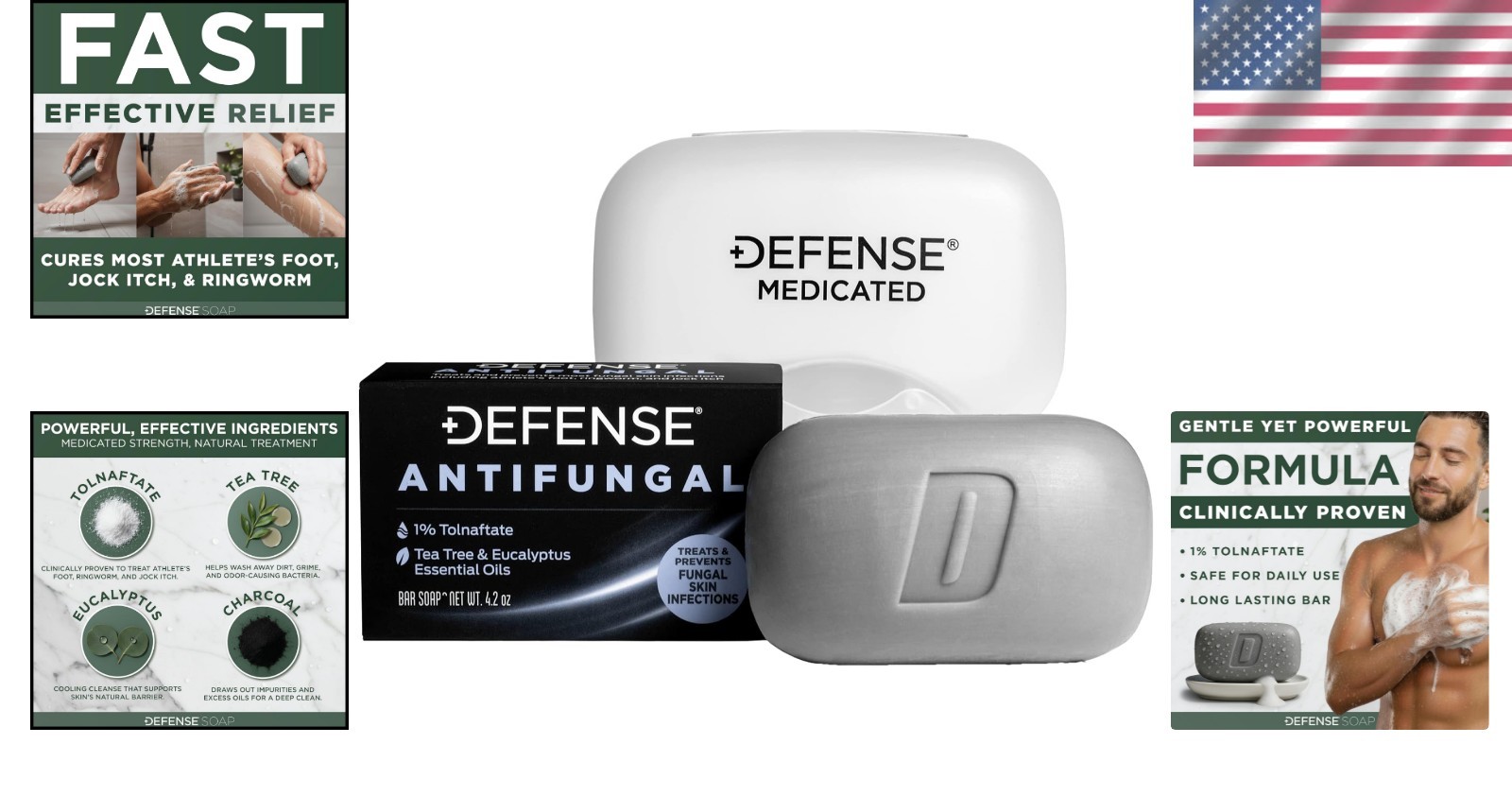 Tea Tree & Eucalyptus Infused Bar Soap – Powerful Athlete’s Foot & Itch Control