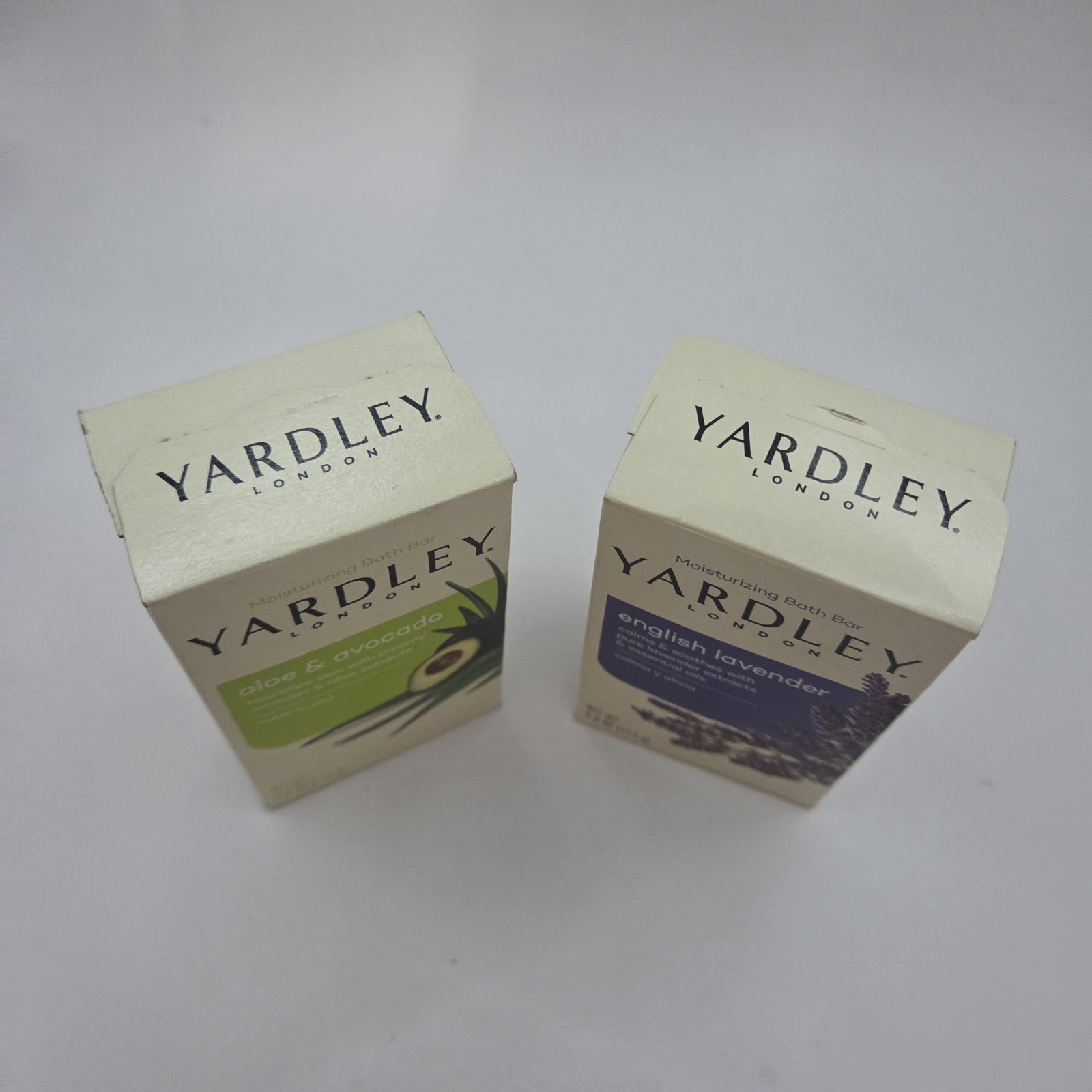 Lot 2 Yardley London Soap Moisturizing Bar Fresh Aloe Avocado Lavander 4.25 oz