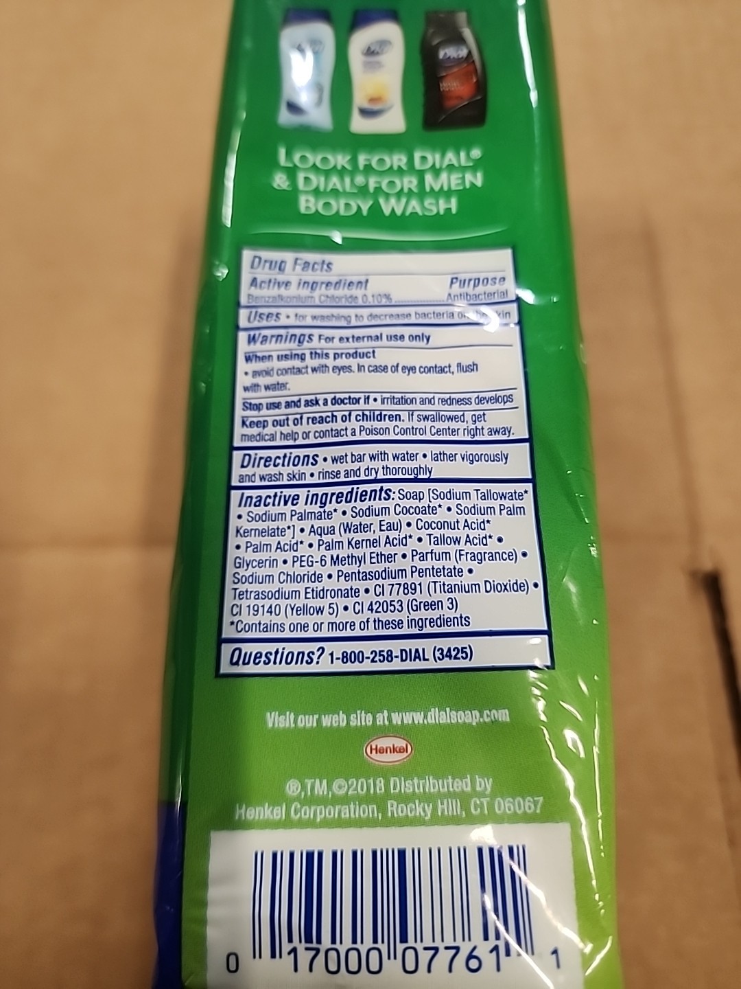 Dial Antibacterial Bar Soap Mountain Fresh Deodorant 4oz (8 Pack) DISCONTINUED