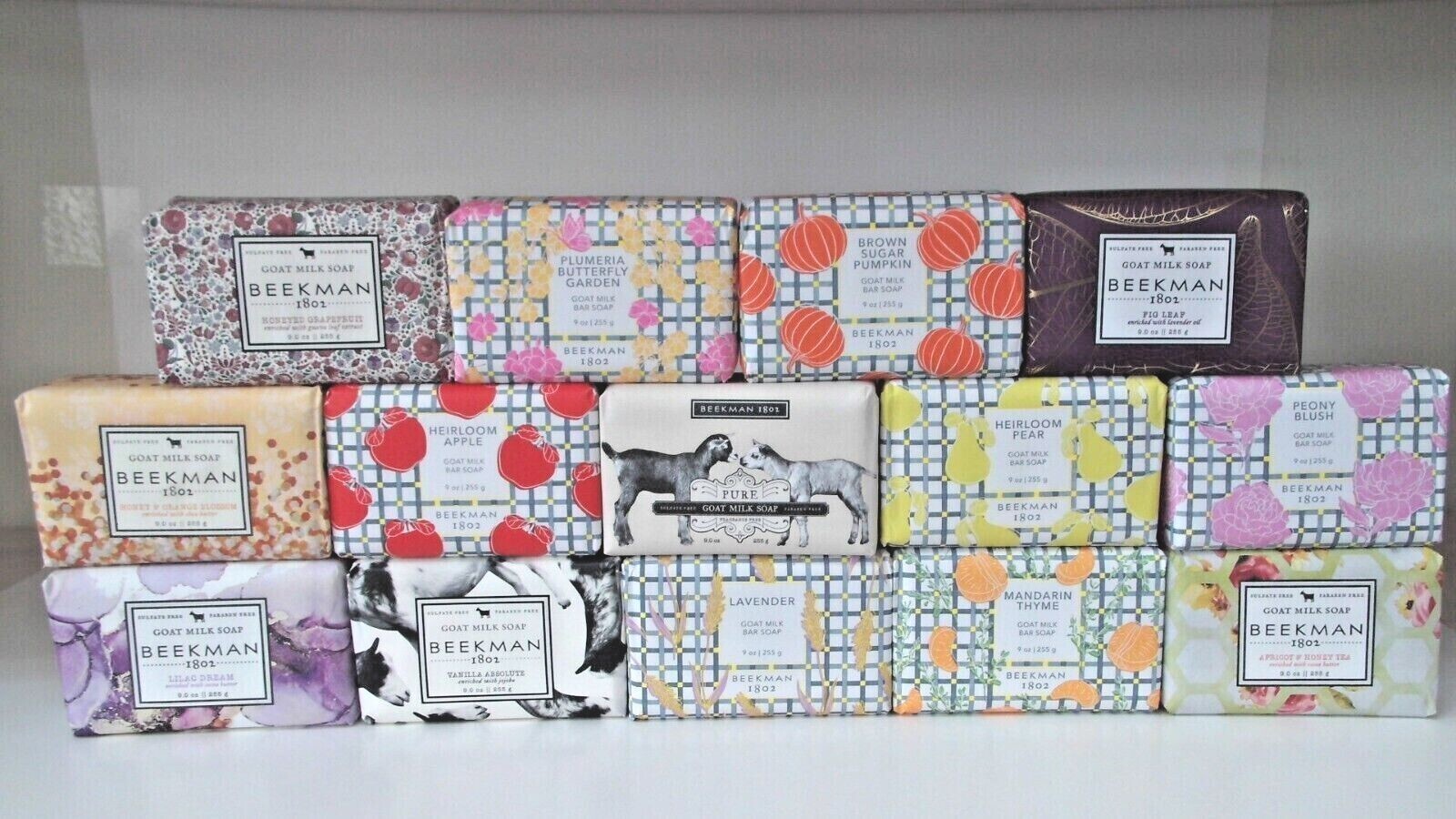 Beekman 1802 Goat Milk Soap Bar – Mix & Match – Choose Your Scent – 9oz. New
