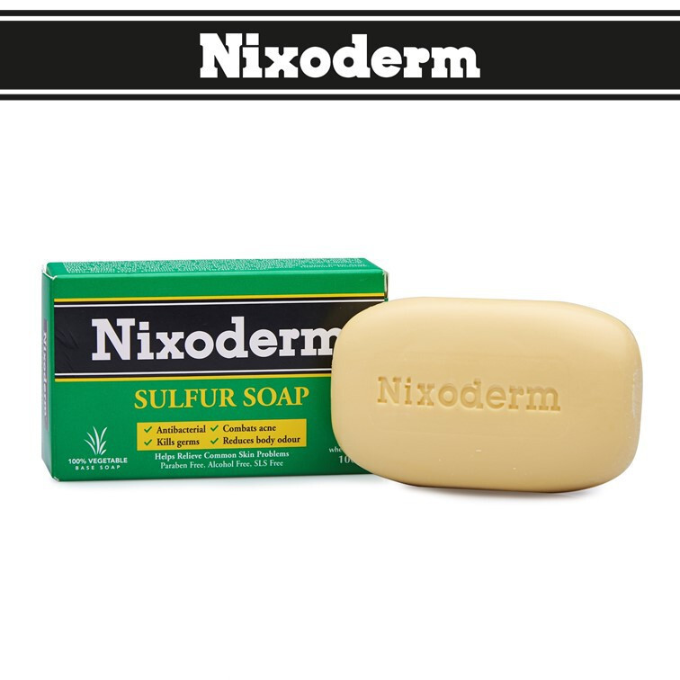 Nixoderm Sulfur Soap Helps Relief Common Skin Problems – 1 x 100g