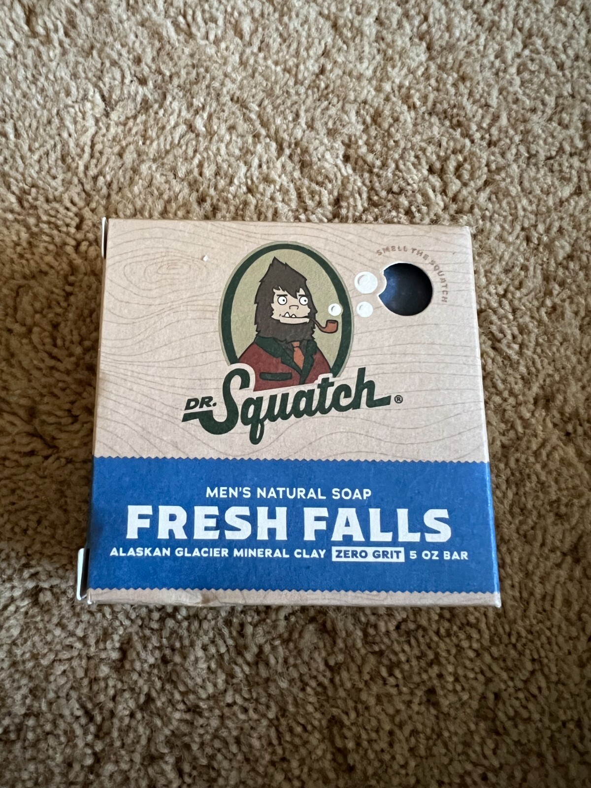 Dr Squatch Fresj Falls Soap Bar Alaskan Glacier Mineral Clay