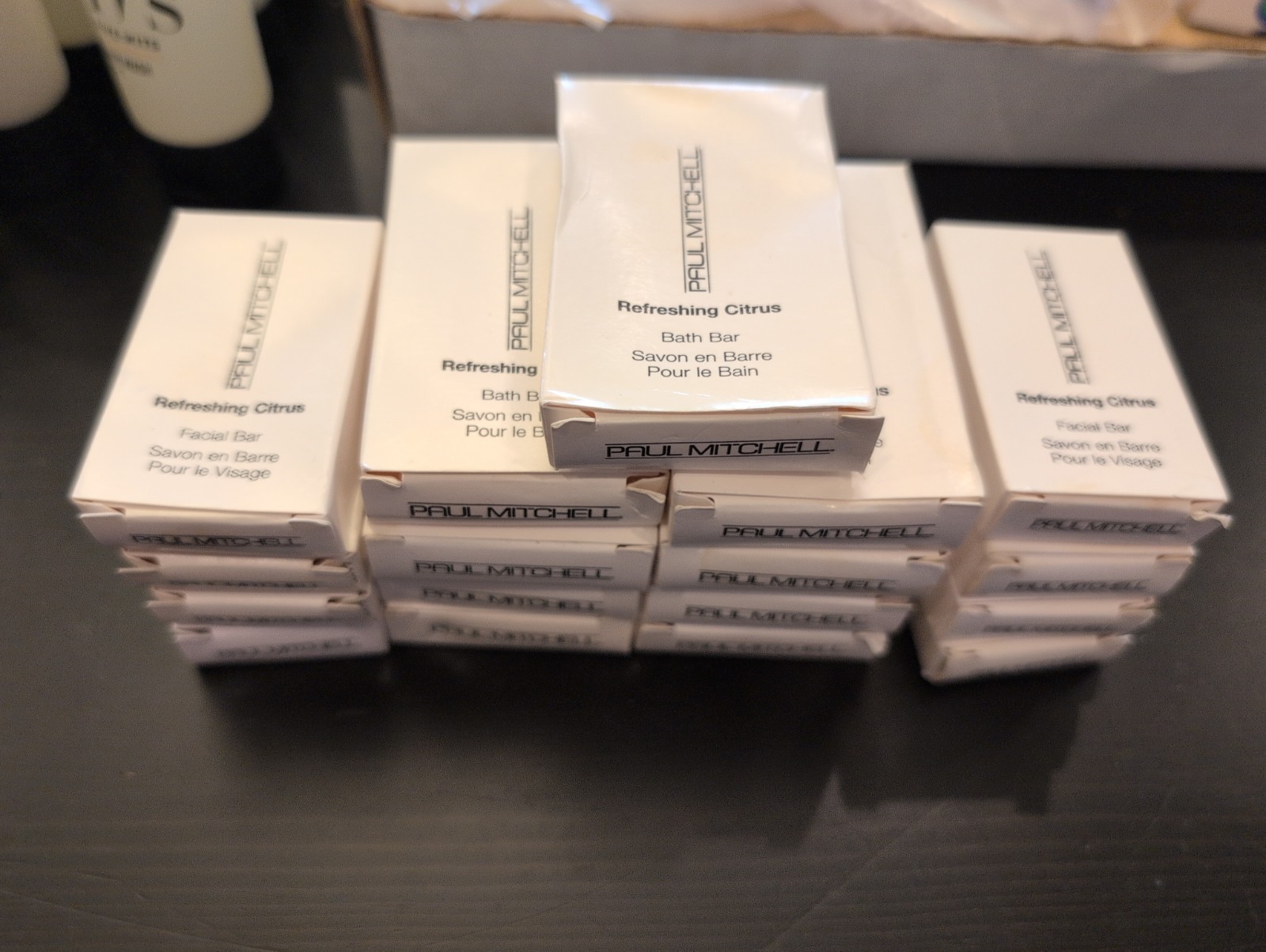 Paul Mitchell Refreshing Citrus Facial Bath Bar Travel Size Soap USA Lot Of 17