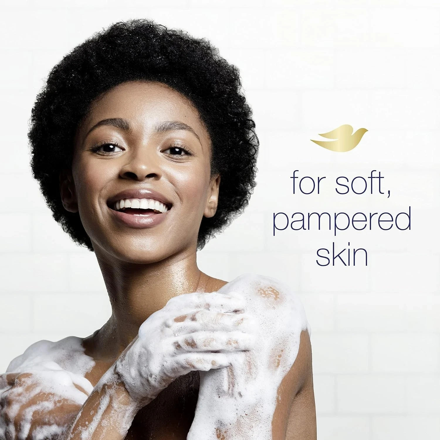 Dove Beauty Bar Soap Shea Butter, 8 Bars for Nourished, Radiant Skin, Enriches S