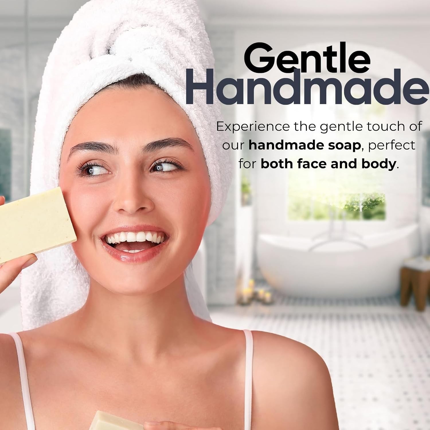 Handcrafted Unscented Beef Tallow Soap Bar – Ideal for Eczema & Sensitive Skin