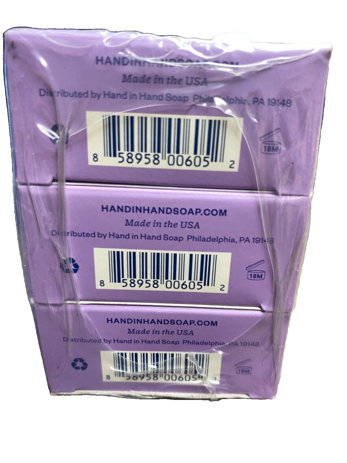 Hand in Hand Bar Soap, lavender soap, moisturizing soap 3 pack 5 oz each