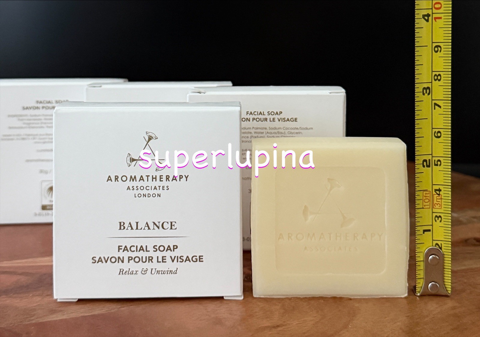 4x Aromatherapy Associates Balance Facial Bar Soap NEW Travel Size 1.05 oz