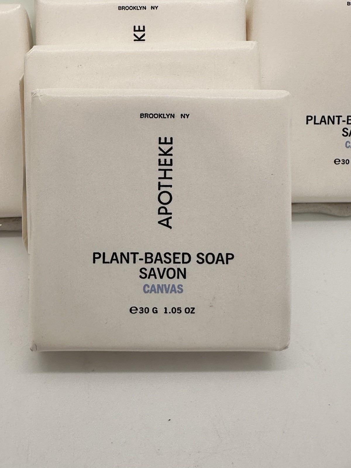 Apotheke Canvas Handmade Soap Bar Handmade All Natural 30g Set of 5 Plant Based