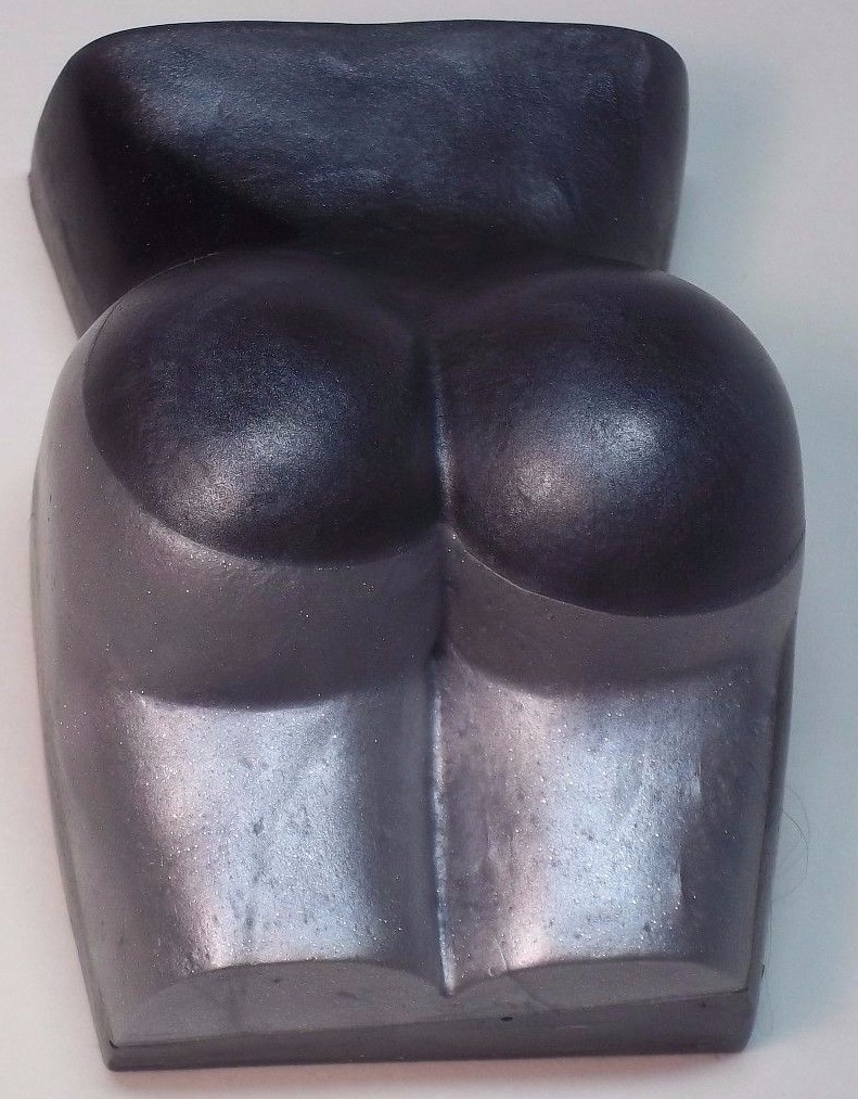 Gluteus Fabulous, our silver, gunmetal and black booty – a showstopper! butt
