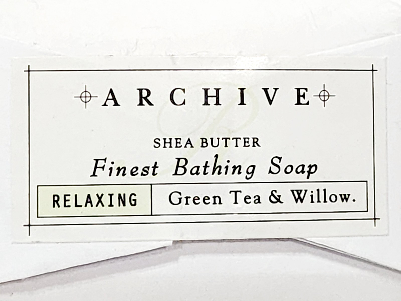 Archive GREEN TEA & WILLOW Finest Bathing Soap Bar Shea Butter Relaxing Mini New